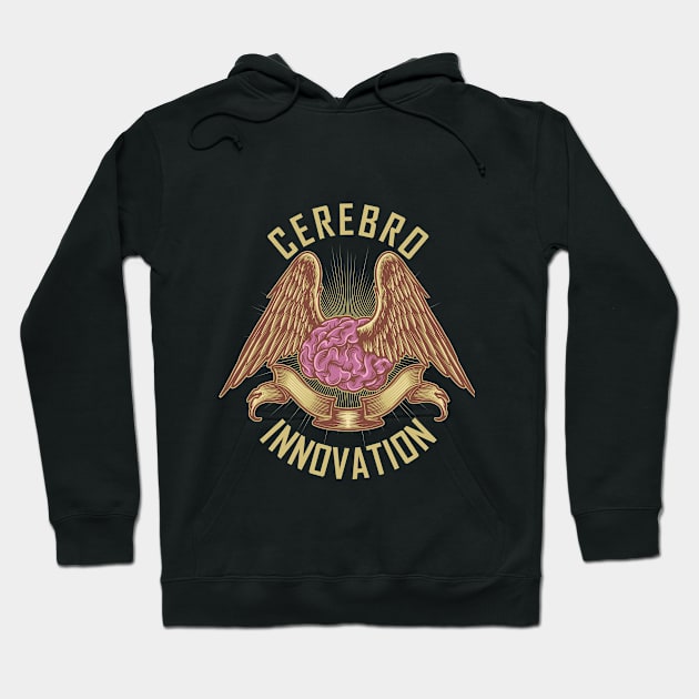 Cerebro Innovation Artwork Hoodie by Tonymidi Artworks Studio